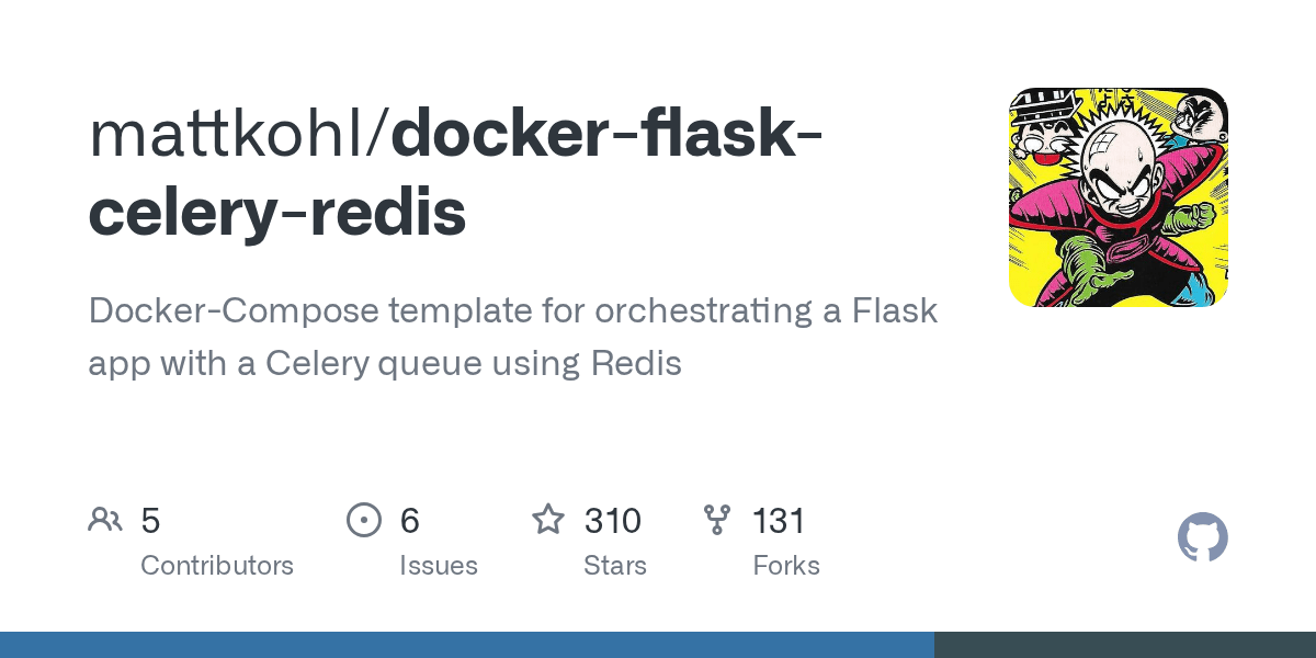 GitHub mattkohl/dockerflaskceleryredis template for orchestrating a Flask