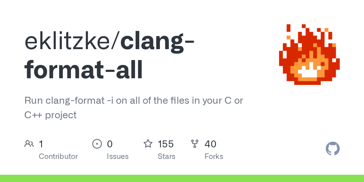 clangformatall/clangformatall at master · eklitzke/clangformatall