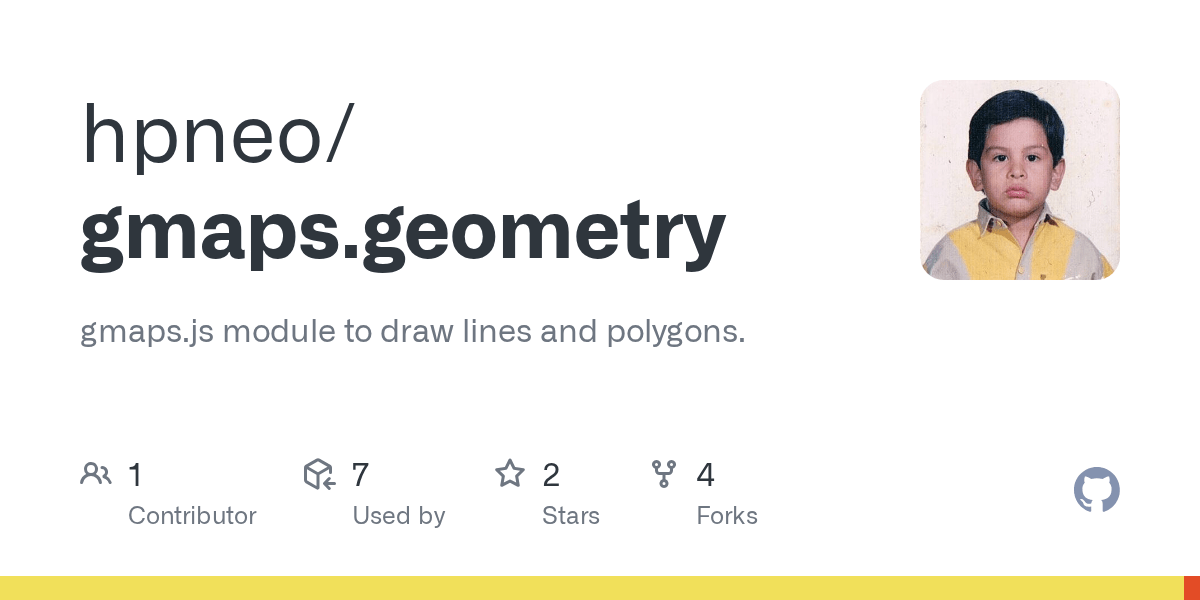 GitHub hpneo/gmaps.geometry gmaps.js module to draw lines and polygons.