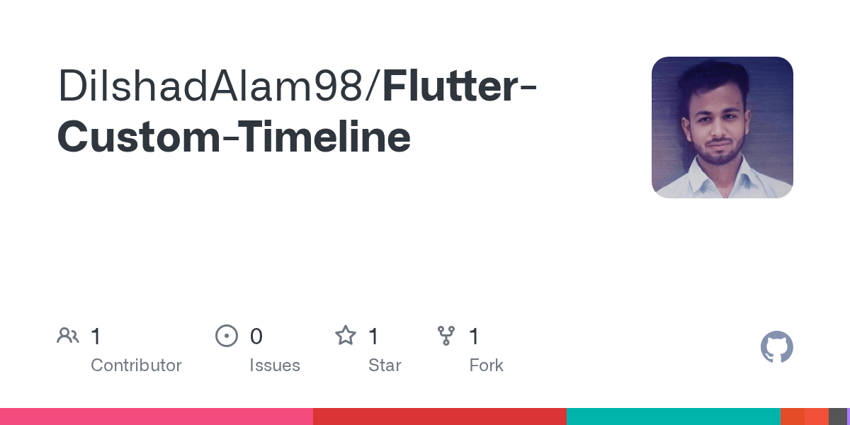 GitHub Shadilrayeen/FlutterCustomTimeline Custom timeline stepper