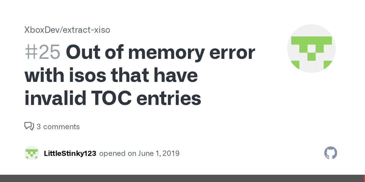 Out of memory error with isos that have invalid TOC entries · Issue 25