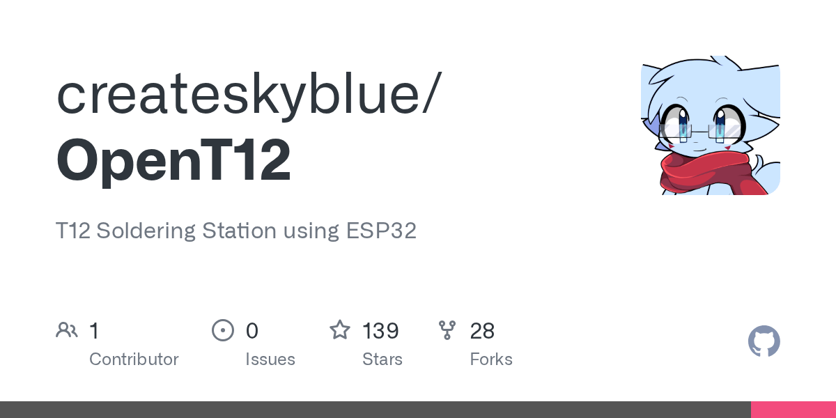 GitHub createskyblue/OpenT12 T12 Soldering Station using ESP32