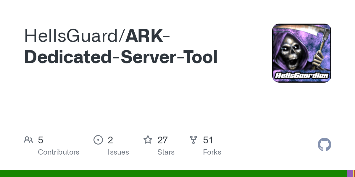 GitHub HellsGuard/ARKDedicatedServerTool