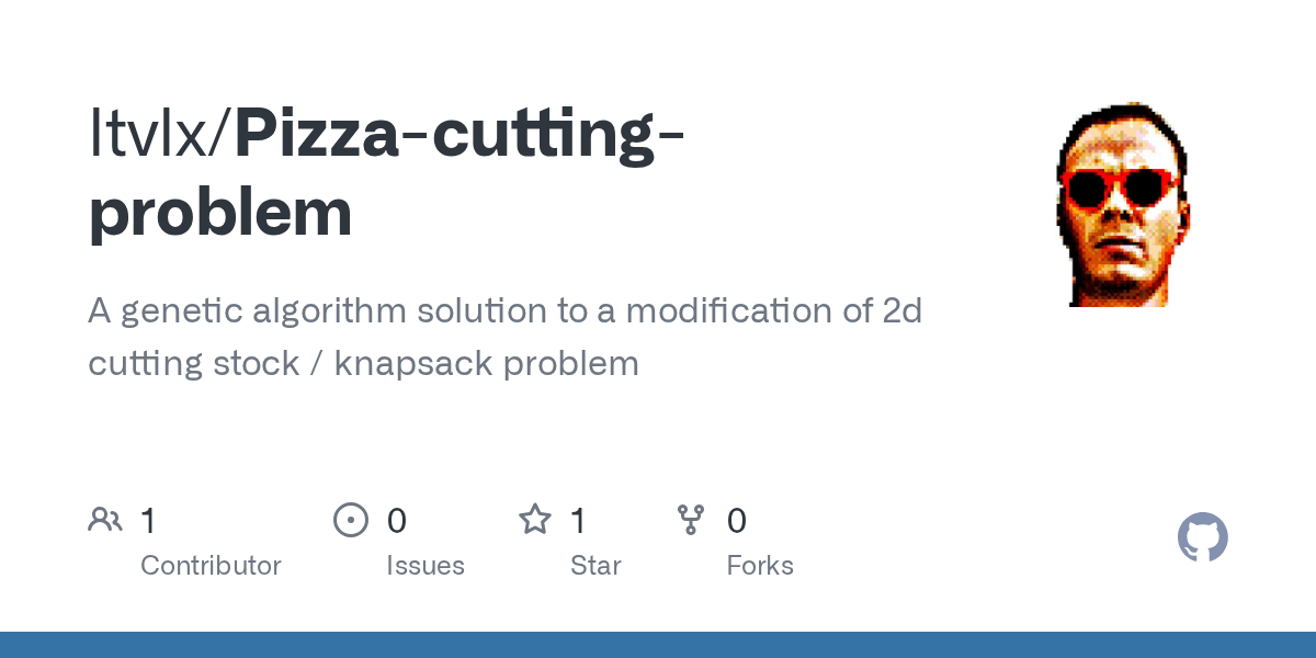 GitHub ltvlx/Pizzacuttingproblem A algorithm solution to a