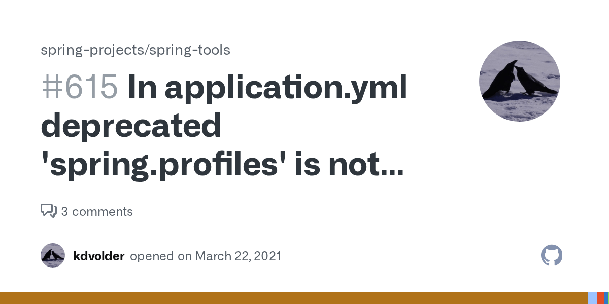 In application.yml deprecated 'spring.profiles' is not showing a