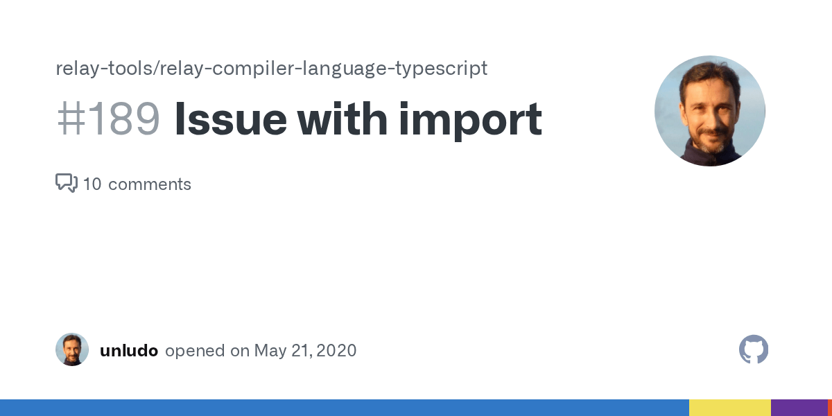 Issue with import · Issue 189 · · GitHub