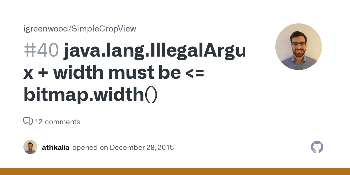 java.lang.IllegalArgumentException x + width must be