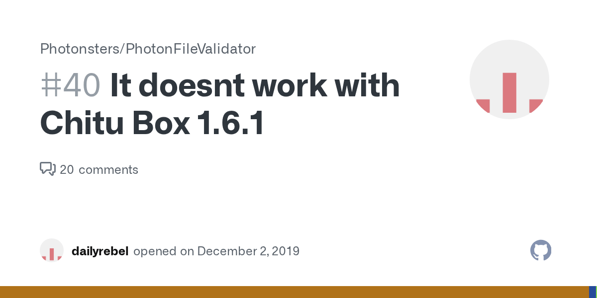 It doesnt work with Chitu Box 1.6.1 · Issue 40 · Photonsters