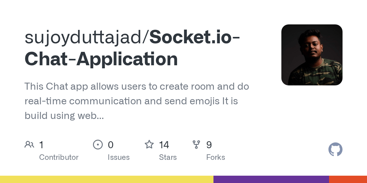 GitHub sujoyduttajad/Socket.ioChatApplication This Chat app allows
