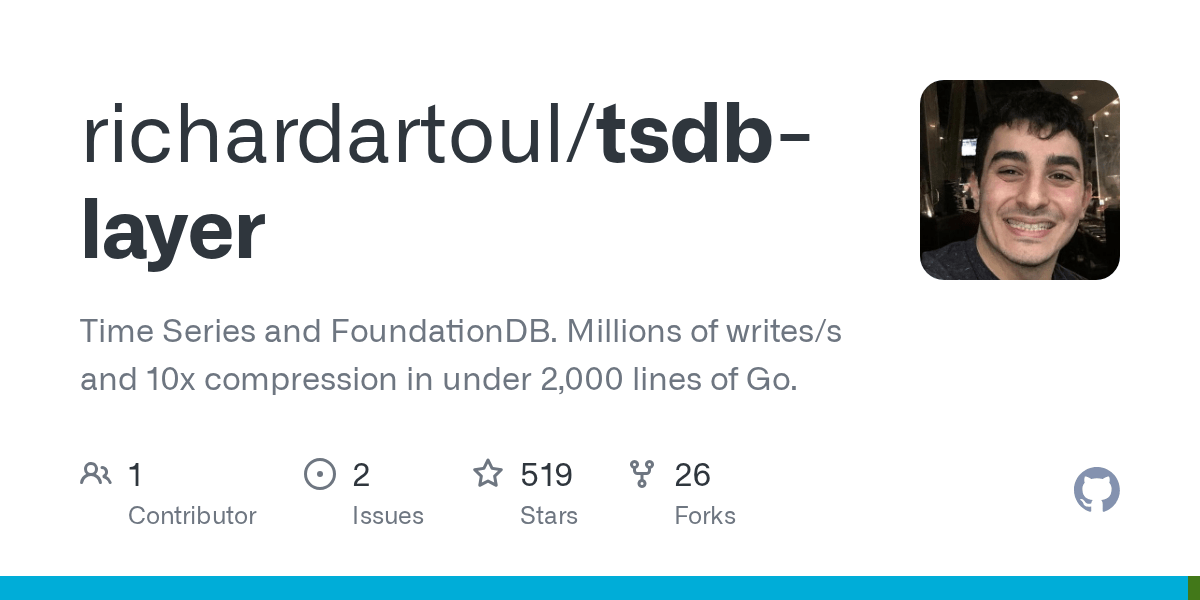 GitHub richardartoul/tsdblayer Time Series and FoundationDB