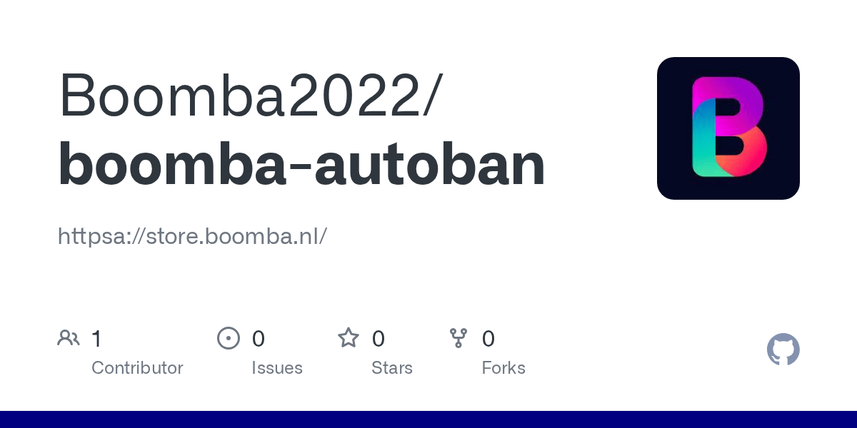 GitHub Boomba2022/boombaautoban httpsa//store.boomba.nl/