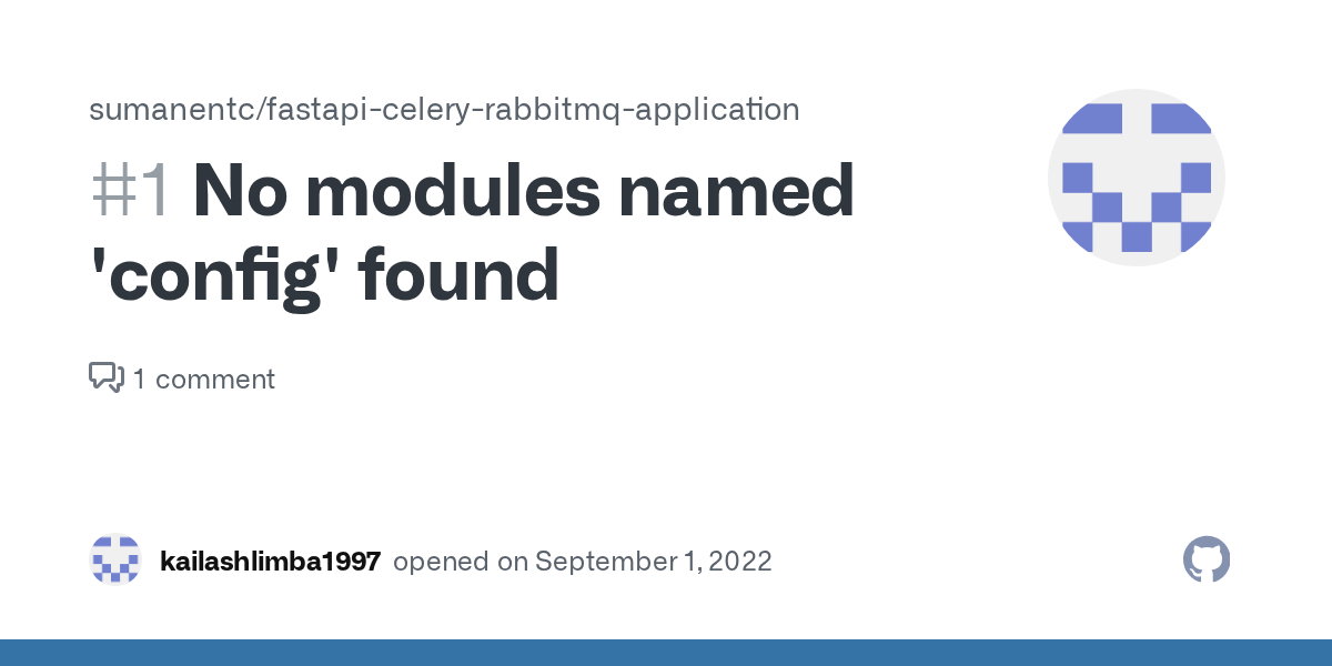 No modules named 'config' found · Issue 1 · sumanentc/fastapicelery