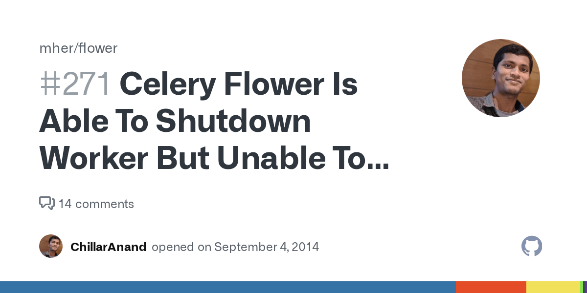 Celery Flower Is Able To Shutdown Worker But Unable To Restart It