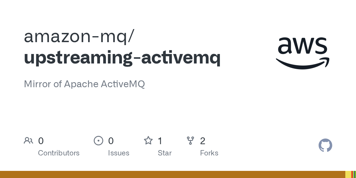 Actions · amazonmq/upstreamingactivemq · GitHub