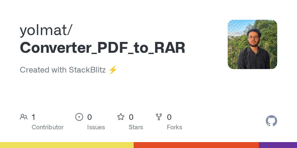 GitHub yolmat/Converter_PDF_to_RAR Created with StackBlitz ⚡️