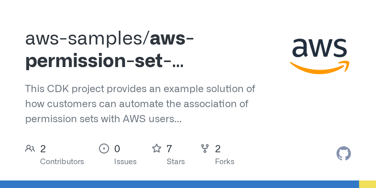 awspermissionsetassignmentcustomresource/infrastructure.ts at main