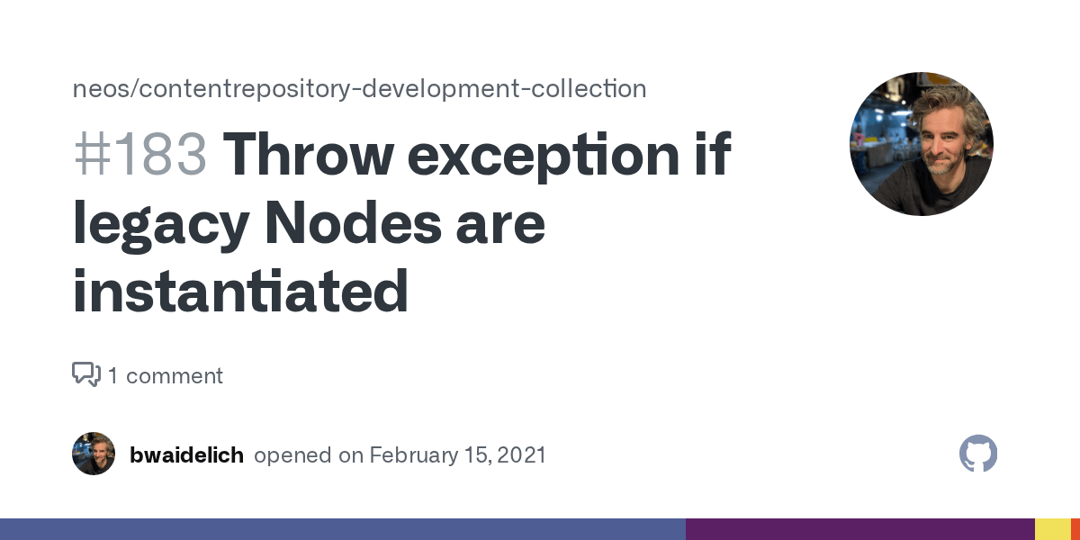 Throw exception if legacy Nodes are instantiated · Issue 183 · neos