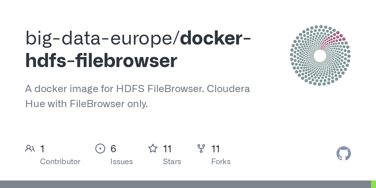 GitHub bigdataeurope/dockerhdfsfilebrowser A docker image for