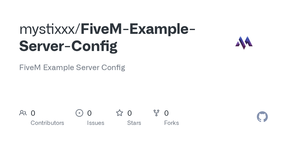 FiveMExampleServerConfig/server.cfg at main · mystixxx/FiveMExample