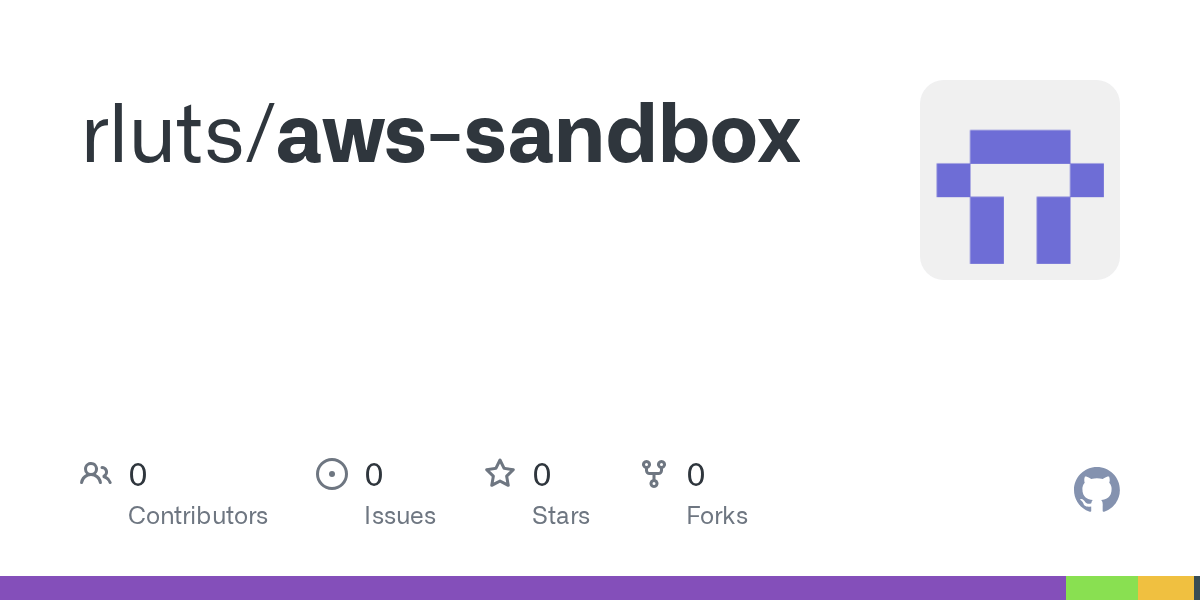 GitHub rluts/awssandbox