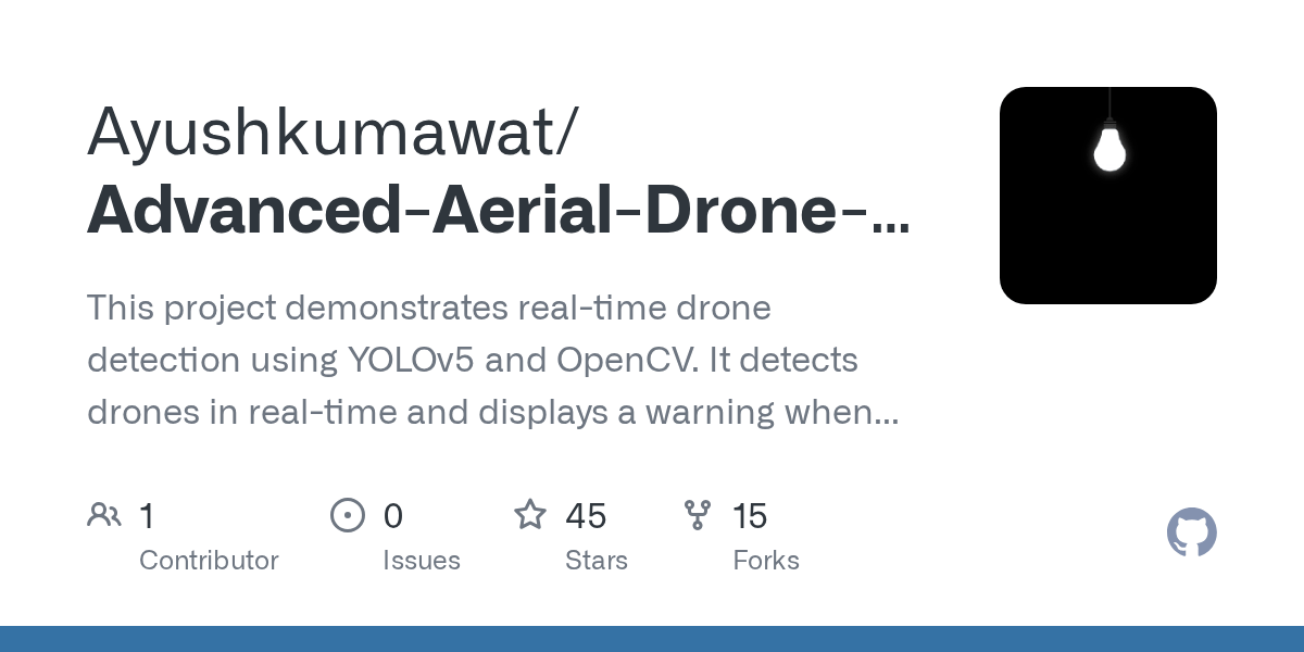 GitHub Ayushkumawat/AdvancedAerialDroneDetectionSystem This