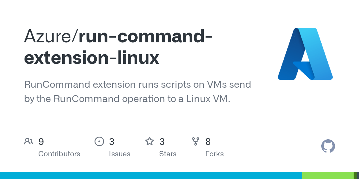 GitHub extension runs
