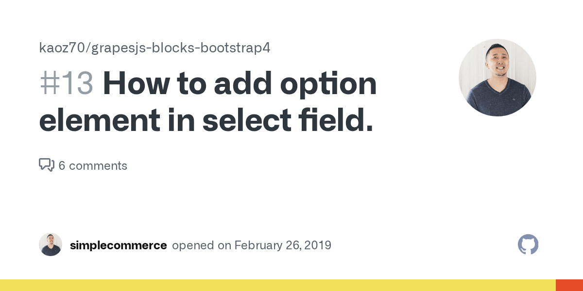 How to add option element in select field. · Issue 13 · kaoz70