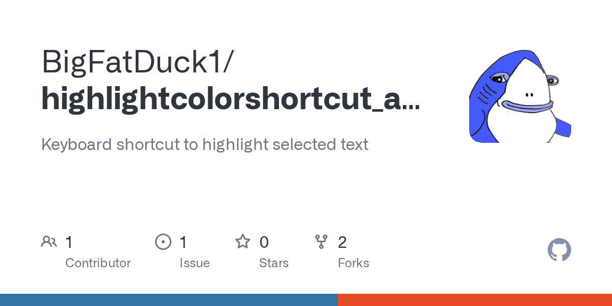 GitHub BigFatDuck1/highlightcolorshortcut_anki Keyboard shortcut to