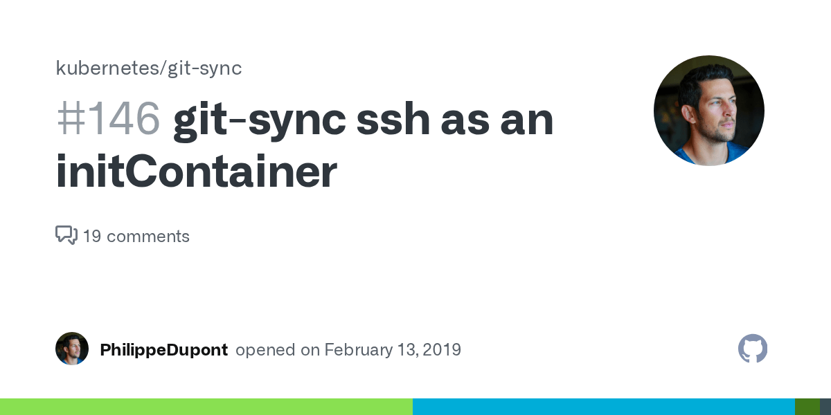gitsync ssh as an initContainer · Issue 146 ·