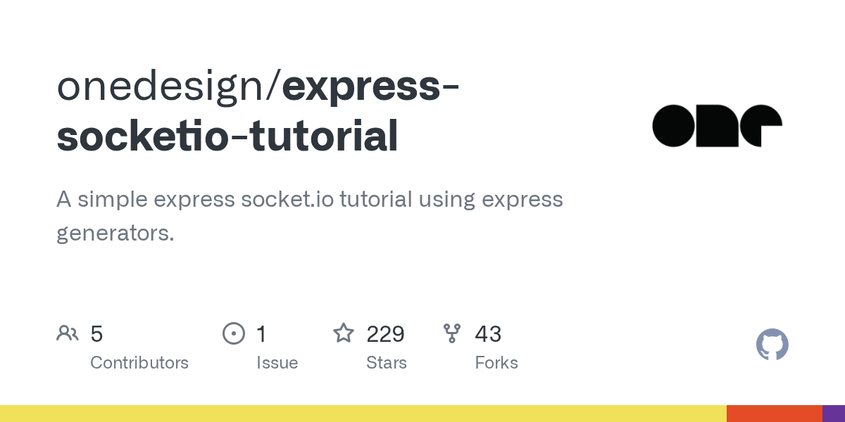 GitHub onedesign/expresssocketiotutorial A simple express socket