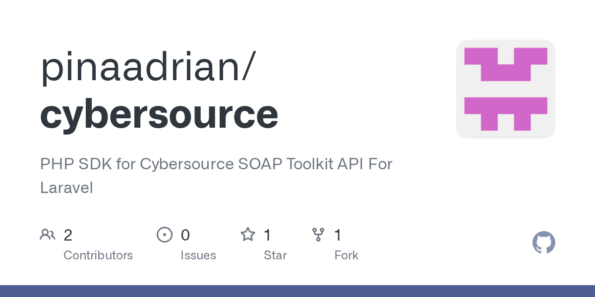 GitHub pinaadrian/cybersource PHP SDK for Cybersource SOAP Toolkit