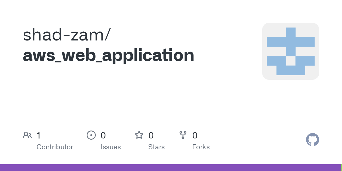 GitHub shadzam/aws_web_application