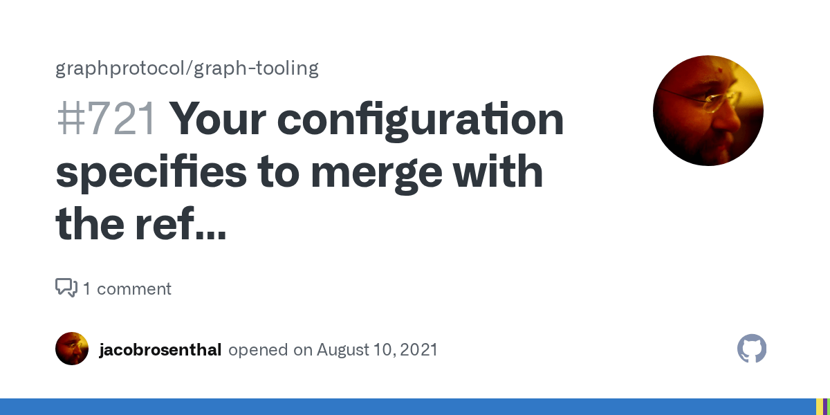Your configuration specifies to merge with the ref 'refs/heads/master