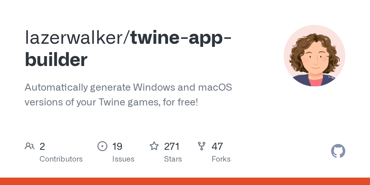 GitHub lazerwalker/twineappbuilder Automatically generate Windows