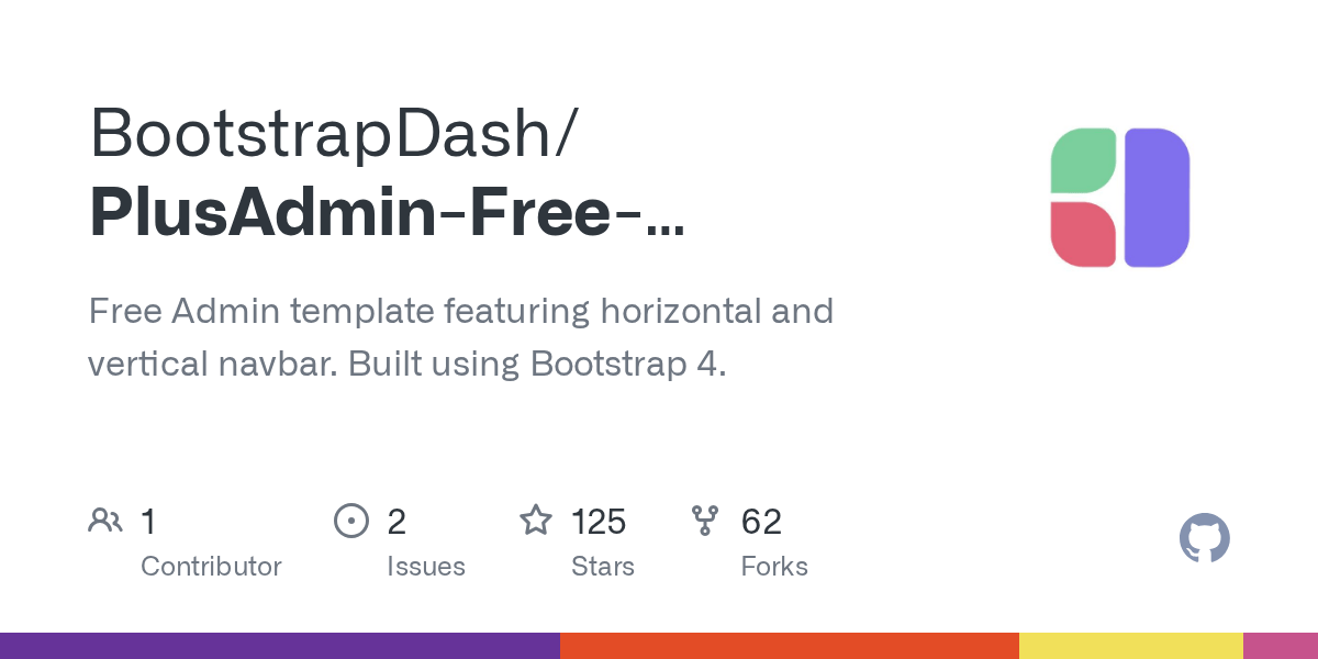 GitHub BootstrapDash/PlusAdminFreeBootstrapAdminTemplate Free