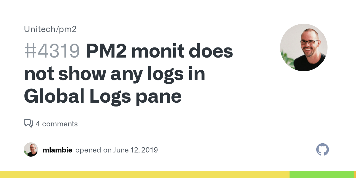 PM2 monit does not show any logs in Global Logs pane · Issue 4319