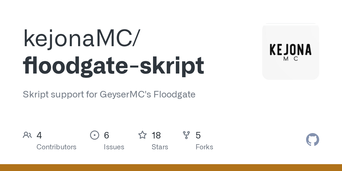 GitHub kejonaMC/floodgateskript Skript support for GeyserMC's Floodgate