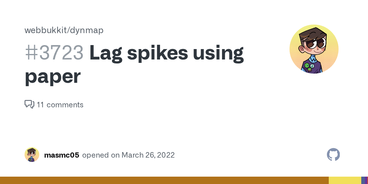 Lag spikes using paper · Issue 3723 · webbukkit/dynmap · GitHub