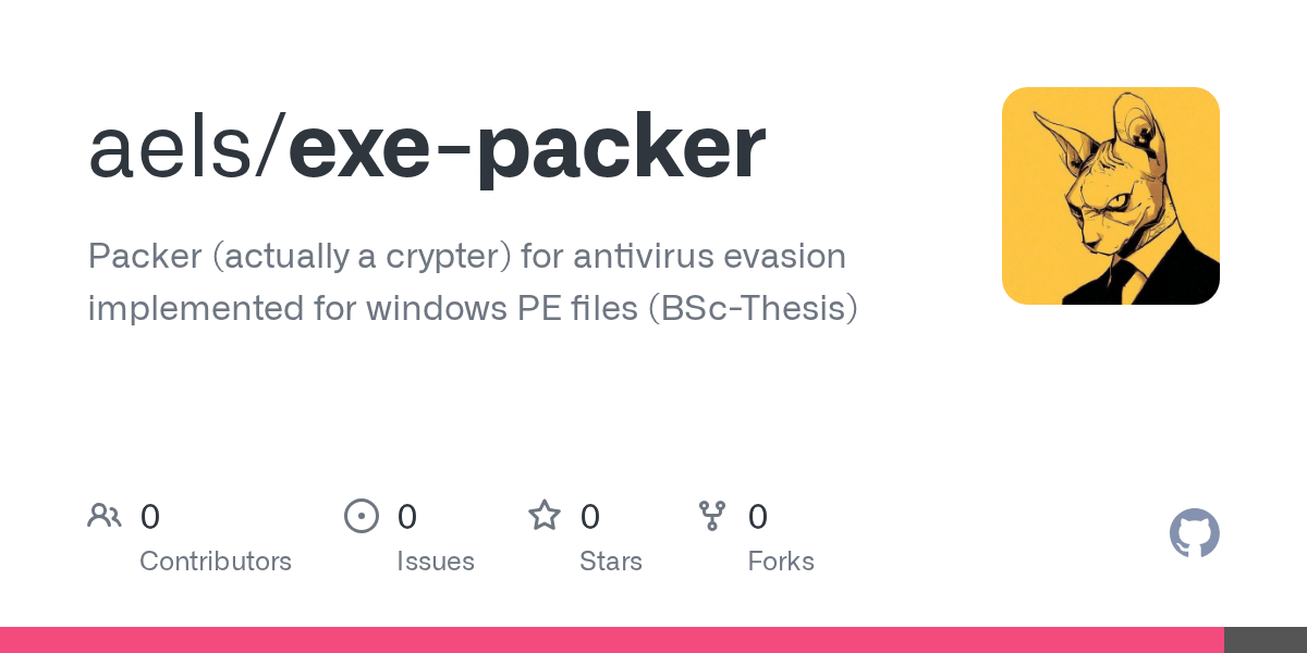 GitHub aels/exepacker Packer (actually a crypter) for antivirus
