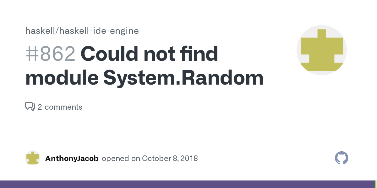 Could not find module System.Random · Issue 862 · haskell/haskellide