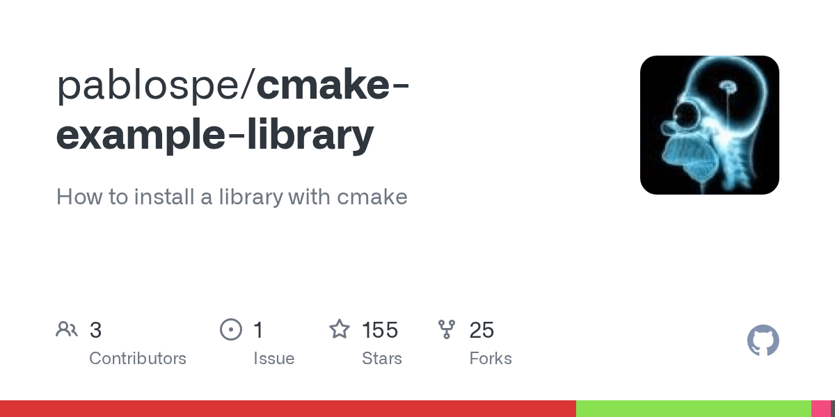 GitHub pablospe/cmakeexamplelibrary How to install a library with