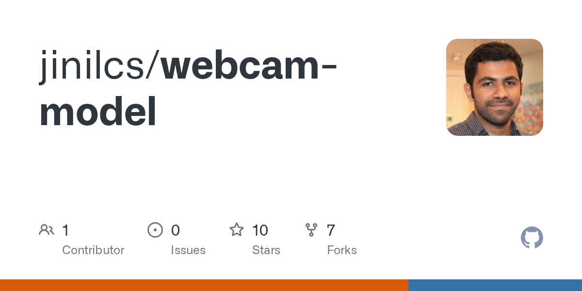 GitHub jinilcs/webcammodel
