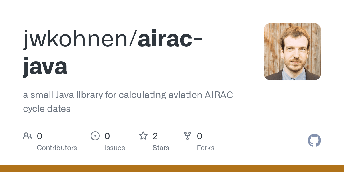 GitHub jwkohnen/airacjava a small Java library for calculating