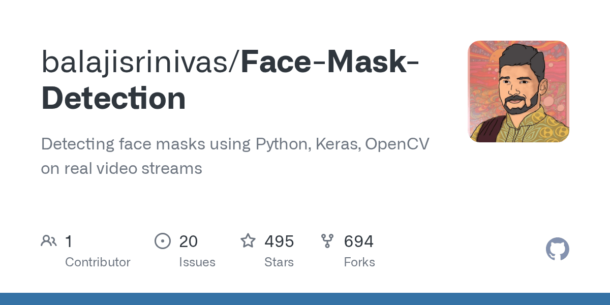 GitHub balajisrinivas/FaceMaskDetection Detecting face masks using