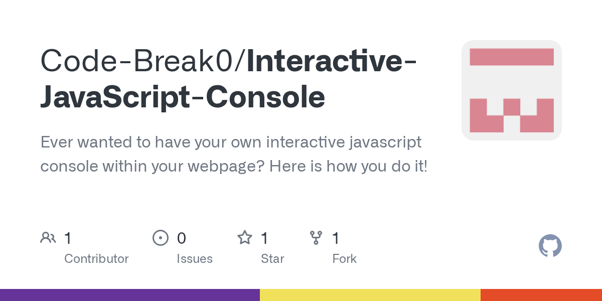 InteractiveJavaScriptConsole/index.html at main · CodeBreak0