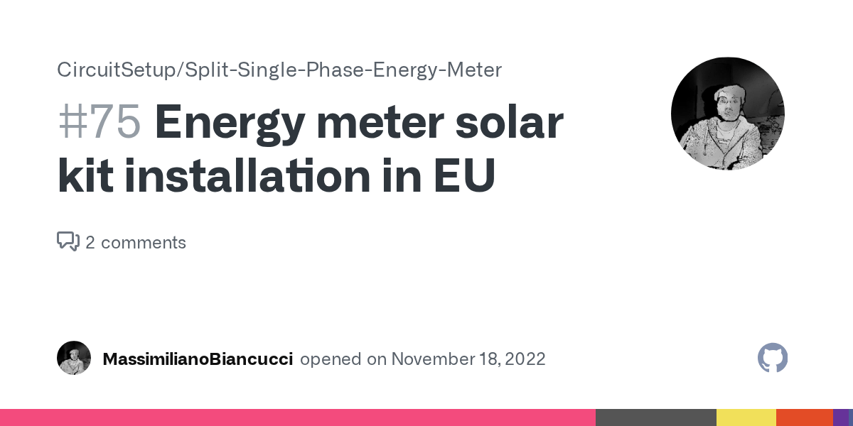 Energy meter solar kit installation in EU · Issue 75 · CircuitSetup/SplitSinglePhaseEnergy