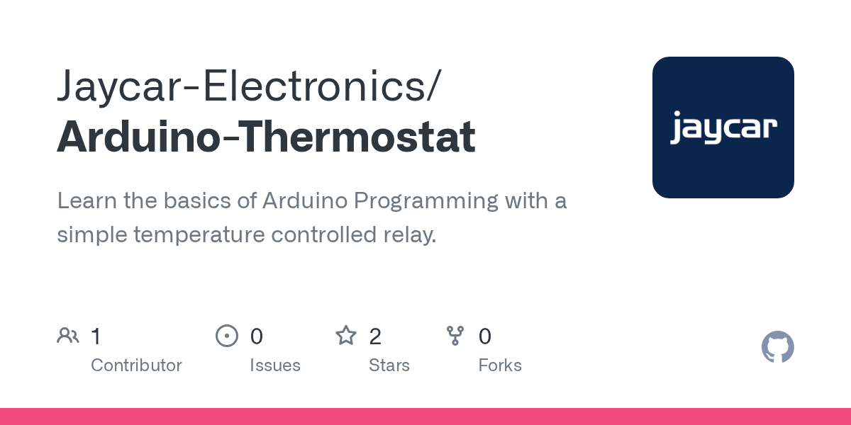 GitHub JaycarElectronics/ArduinoThermostat Learn the basics of