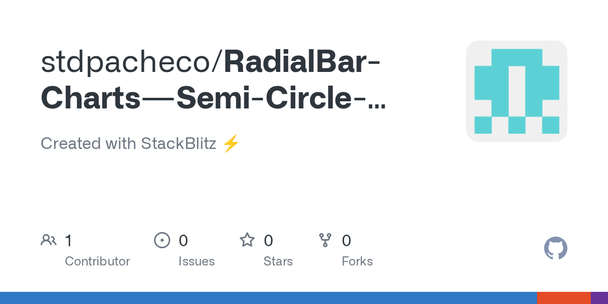 GitHub stdpacheco/RadialBarChartsSemiCircleGauge Created with