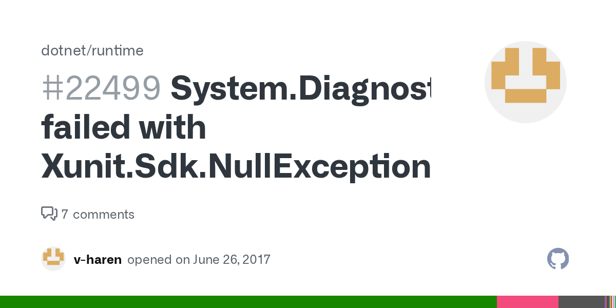 System.Diagnostics.Tests.StackTraceTests failed with Xunit.Sdk