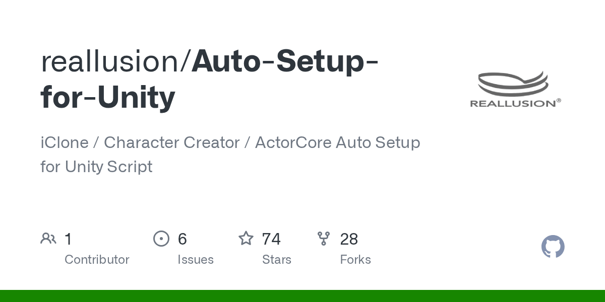 AutoSetupforUnity/Resources at main · reallusion/AutoSetupfor